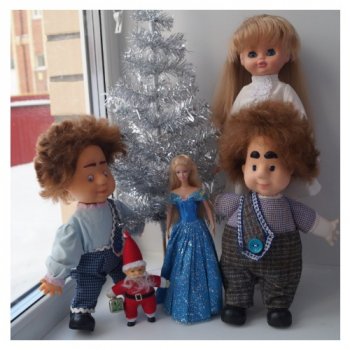 Первая выписка января Карлсончики выздоровели Алисе вывели следы ручки на лице Барби снова красавица