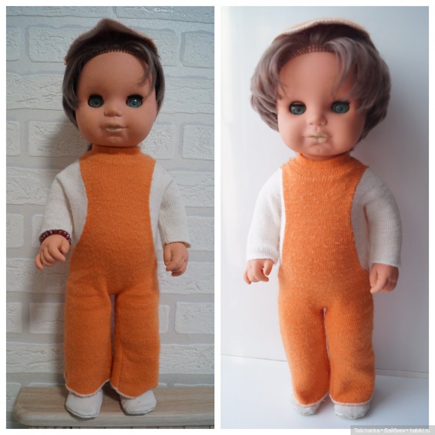 Четвёртая выписка января Паяю ножку ГДРчику и Алёше Ленигрушка Горьковским куколкам поправила волосы и сшила платьица