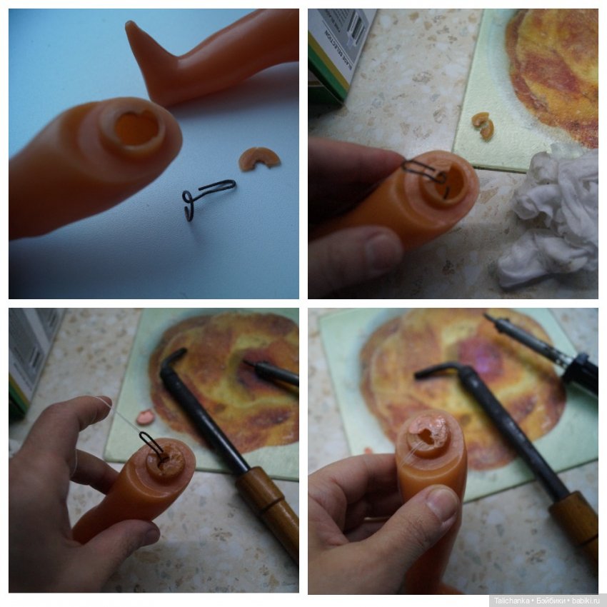 Четвёртая выписка января Паяю ножку ГДРчику и Алёше Ленигрушка Горьковским куколкам поправила волосы и сшила платьица