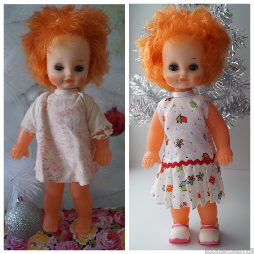 Четвёртая выписка января Паяю ножку ГДРчику и Алёше Ленигрушка Горьковским куколкам поправила волосы и сшила платьица