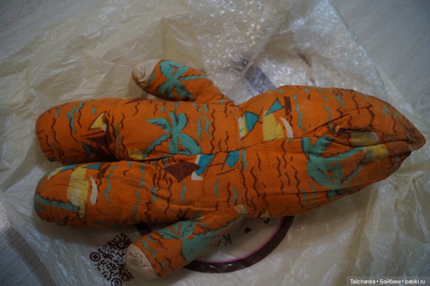 Первая выписка февраля Паяю Ленигрушку с утратой пластика Мягкая малышка стала как новенькая - полная замена мягкого тела