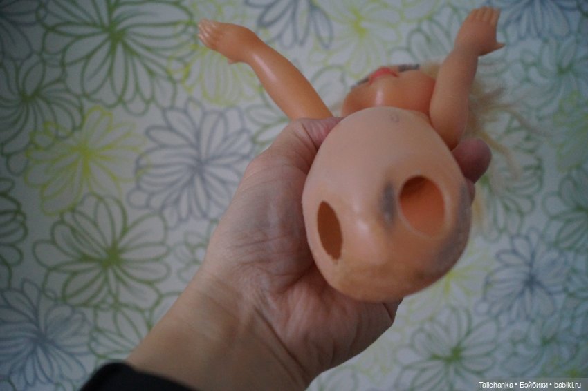 Первая выписка февраля Паяю Ленигрушку с утратой пластика Мягкая малышка стала как новенькая - полная замена мягкого тела