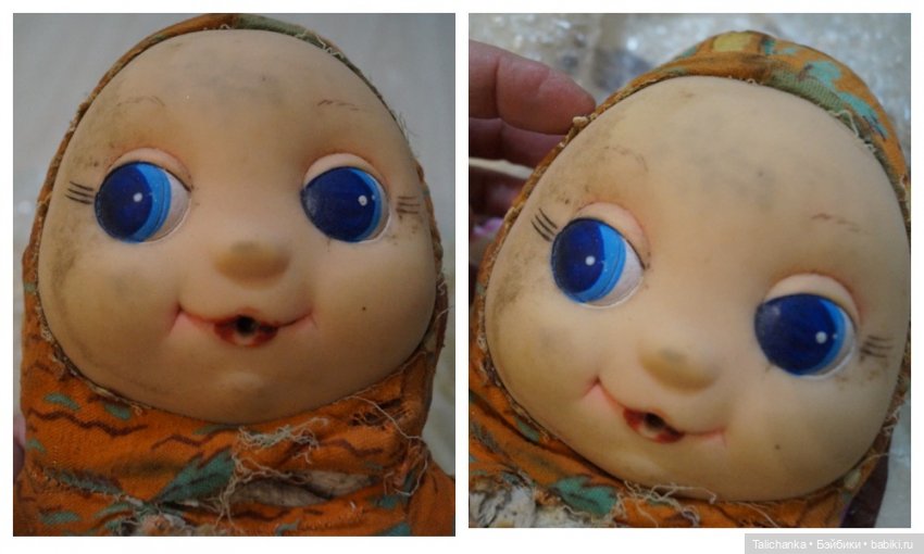 Первая выписка февраля Паяю Ленигрушку с утратой пластика Мягкая малышка стала как новенькая - полная замена мягкого тела