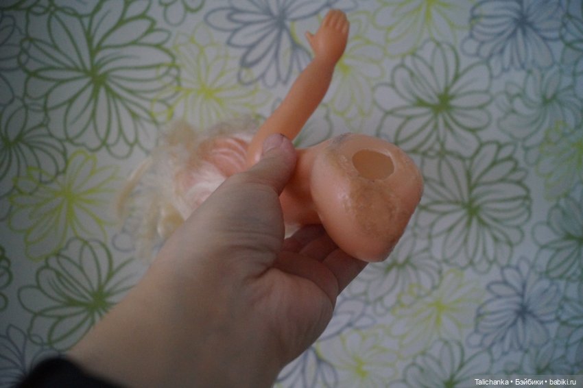 Первая выписка февраля Паяю Ленигрушку с утратой пластика Мягкая малышка стала как новенькая - полная замена мягкого тела