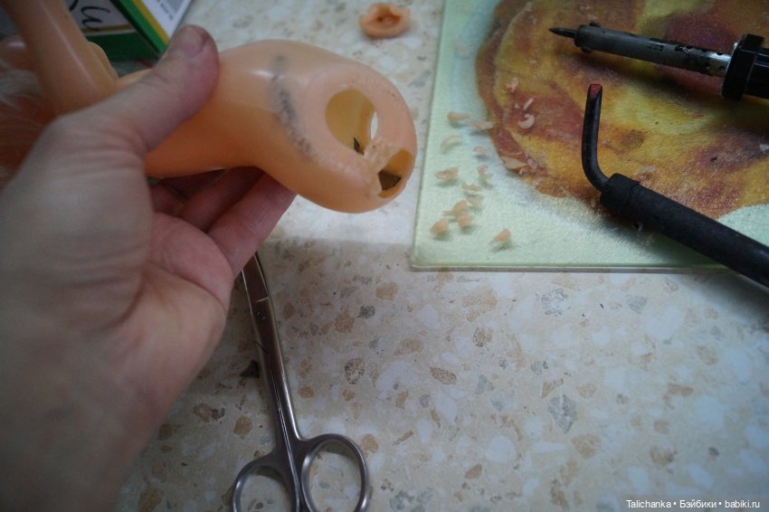 Первая выписка февраля Паяю Ленигрушку с утратой пластика Мягкая малышка стала как новенькая - полная замена мягкого тела