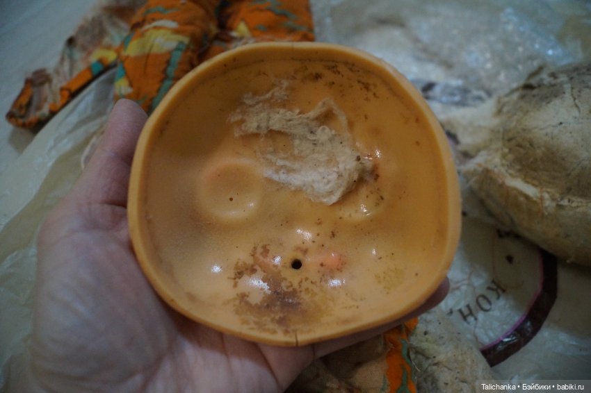 Первая выписка февраля Паяю Ленигрушку с утратой пластика Мягкая малышка стала как новенькая - полная замена мягкого тела