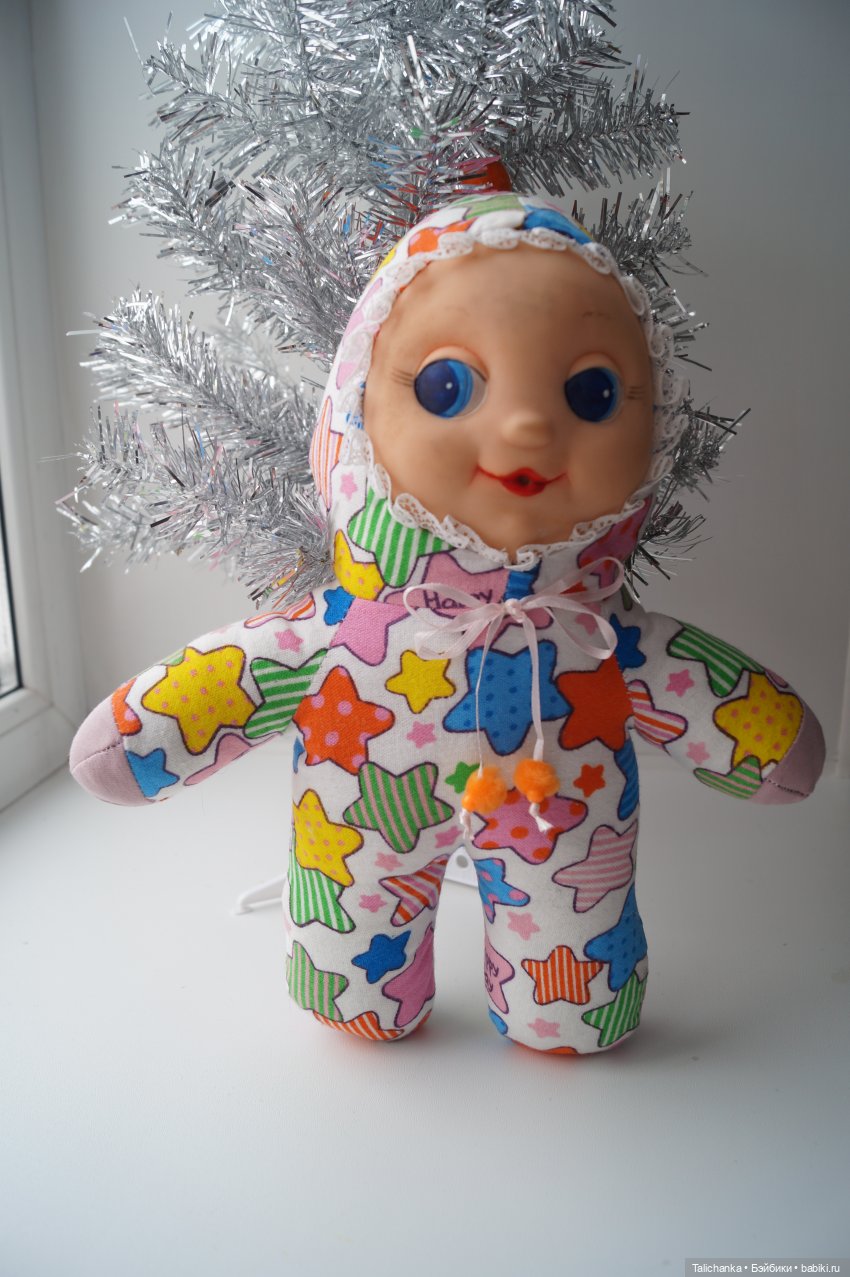 Первая выписка февраля Паяю Ленигрушку с утратой пластика Мягкая малышка стала как новенькая - полная замена мягкого тела