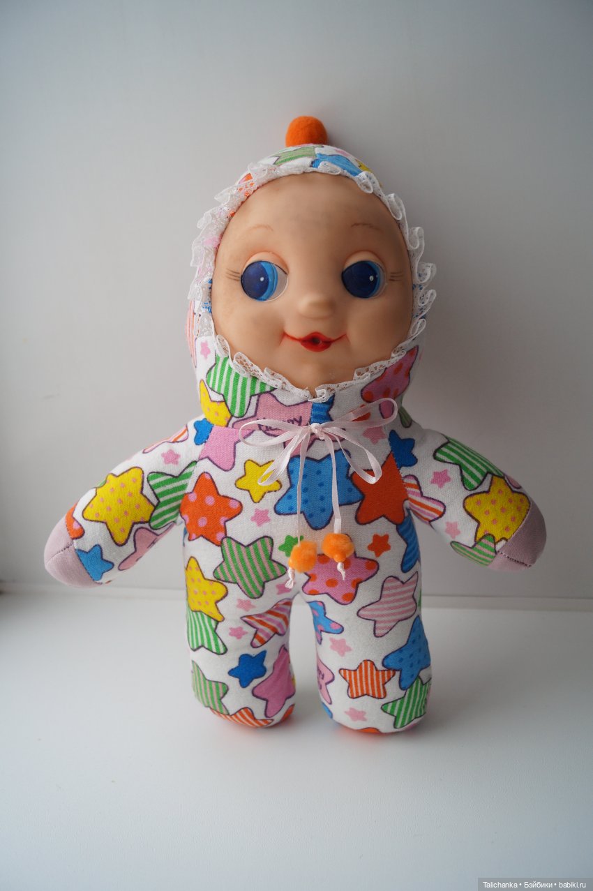 Первая выписка февраля Паяю Ленигрушку с утратой пластика Мягкая малышка стала как новенькая - полная замена мягкого тела