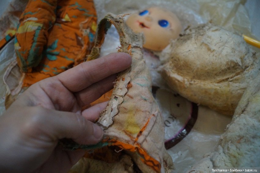 Первая выписка февраля Паяю Ленигрушку с утратой пластика Мягкая малышка стала как новенькая - полная замена мягкого тела