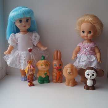 Третья выписка апреля Как вымыть игрушки изнутри Из 3-х посылок собрала Алину и прошила её Преображение Лили