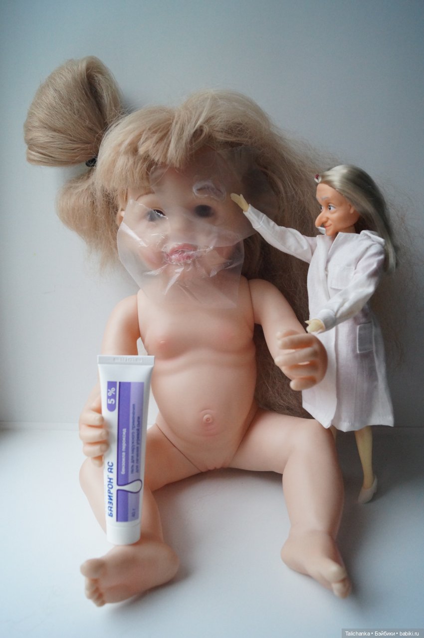 Вторая выписка августа Замена тела пупсика Восстановление волос Выводим пятна базироном