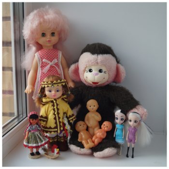 Третья выписка сентября Паяем крепление ног куйбышевской куклы Восстанавливаем волосы Обновляем мягкую игрушку мартышку Перетяжка резинок