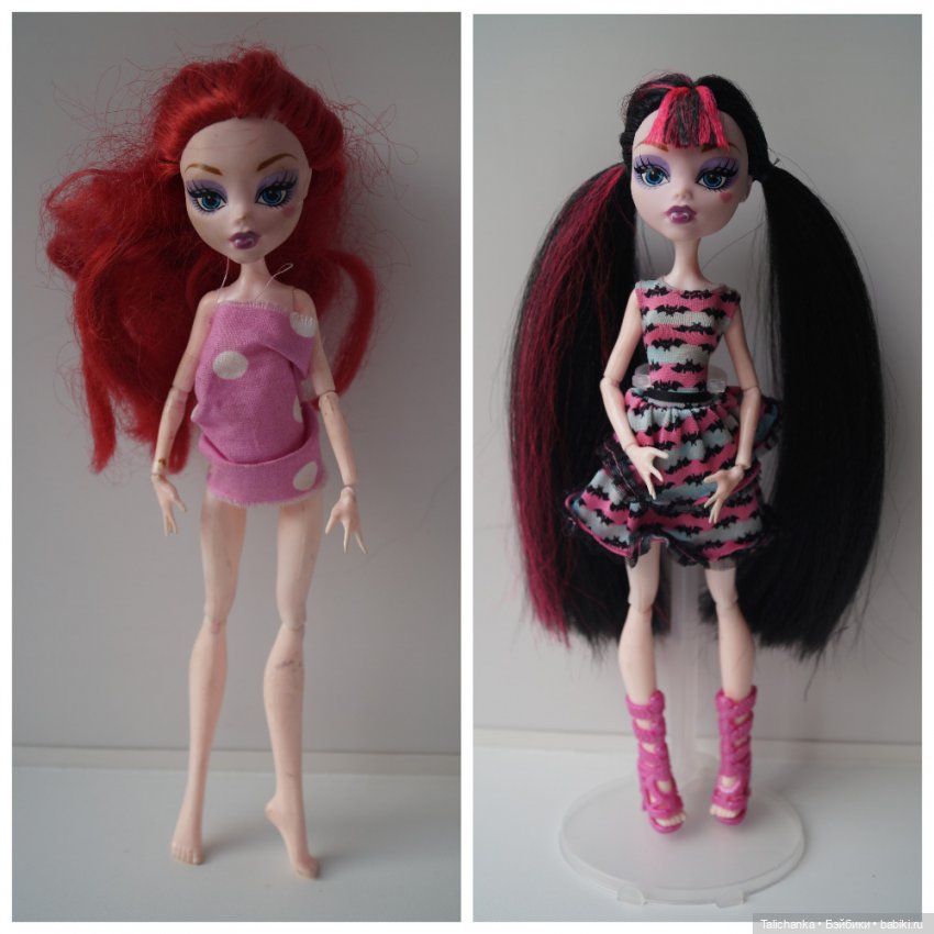 Четвёртая выписка сентября Две полные прошивки: аналог Монстр хай и аналог Челси Паричок для малютки фарфорочки + бонус: