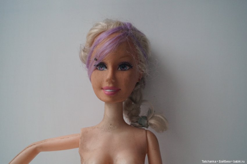 Четвёртая выписка октября Спасение высокой Барби Лепим ножку характерному малышу и шьём ему новое тело (фото 4)