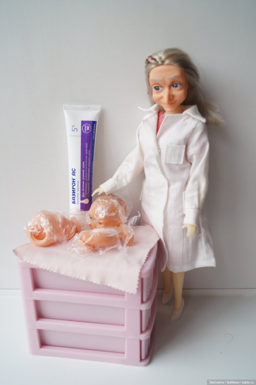 Четвёртая выписка октября Спасение высокой Барби Лепим ножку характерному малышу и шьём ему новое тело