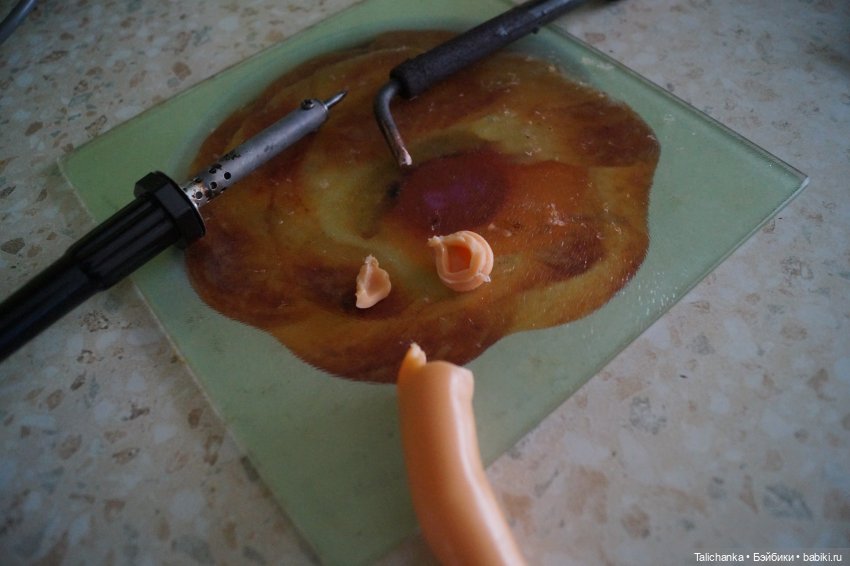 Первая выписка ноября Отбеливаем глазки от желтизны, паяем покусы на пластике, Паяем руку и голову Сигуте, Восстанавливаем