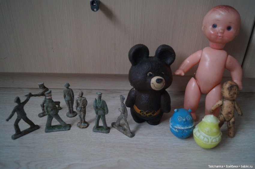 Распаковка 5 — Игрушки СССР и советского детства: резиновые