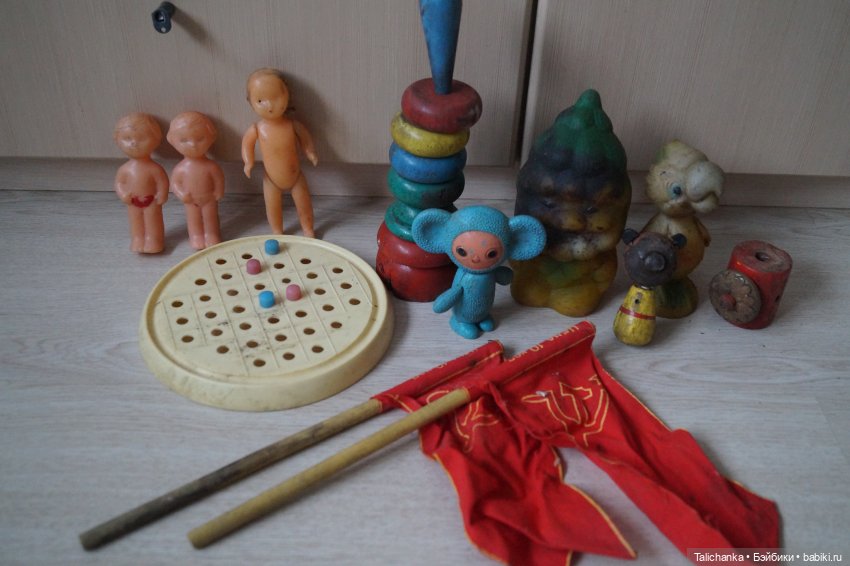 Распаковка 5 — Игрушки СССР и советского детства: резиновые