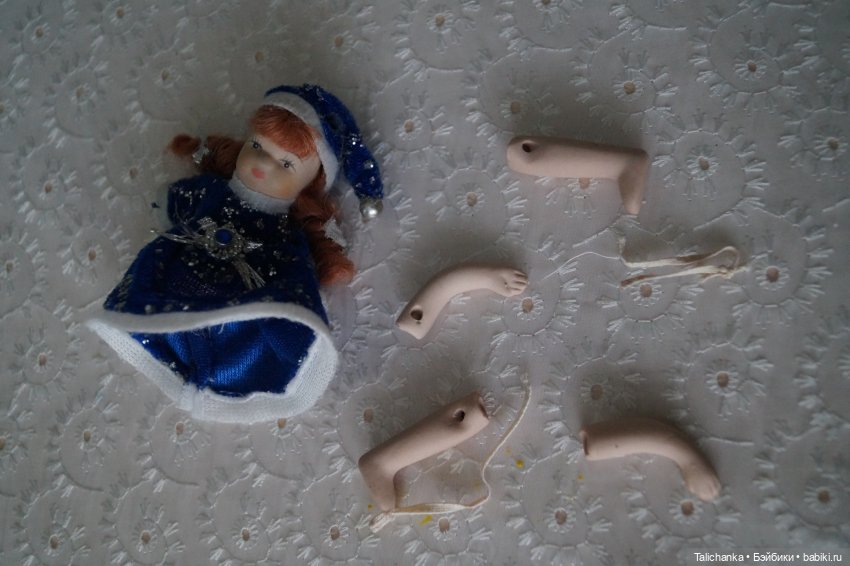 Вторая выписка декабря. Продолжаем лечить новогодних героев. Куколка СССР получила паричок, выравниваем длину ножек