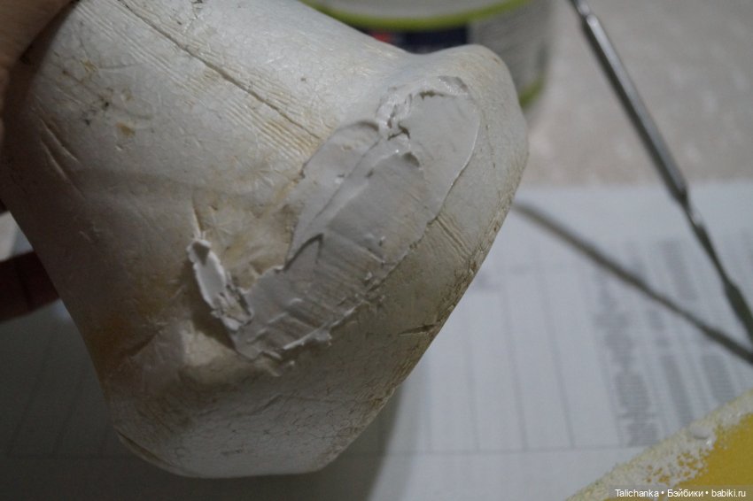 Четвёртая выписка декабря. Чем закрыть глубокие царапины в пенопластовых игрушках (фото 9)