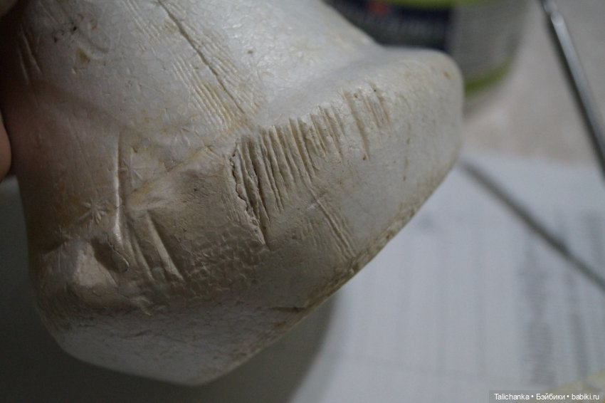 Четвёртая выписка декабря. Чем закрыть глубокие царапины в пенопластовых игрушках (фото 8)