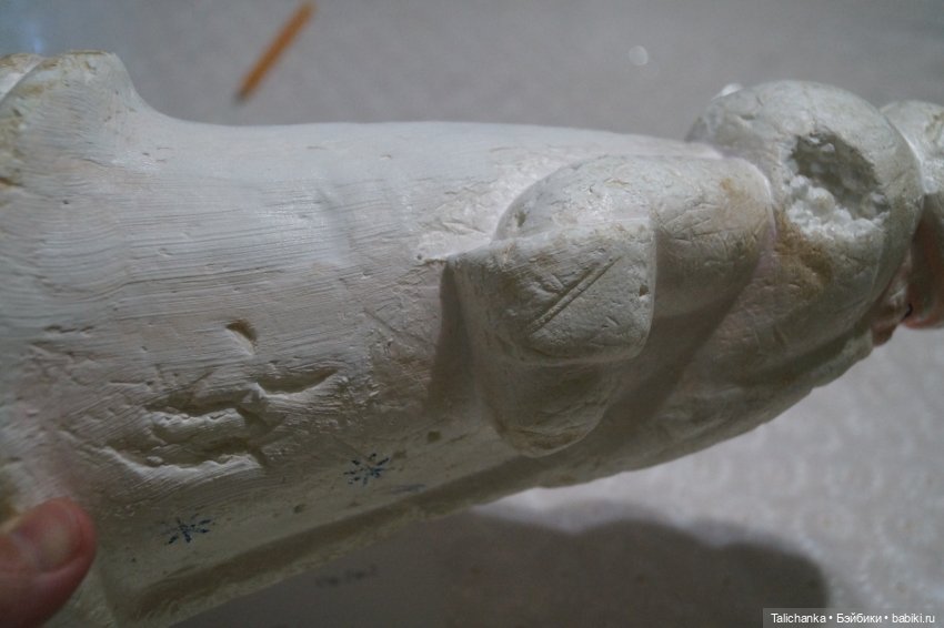 Четвёртая выписка декабря. Чем закрыть глубокие царапины в пенопластовых игрушках