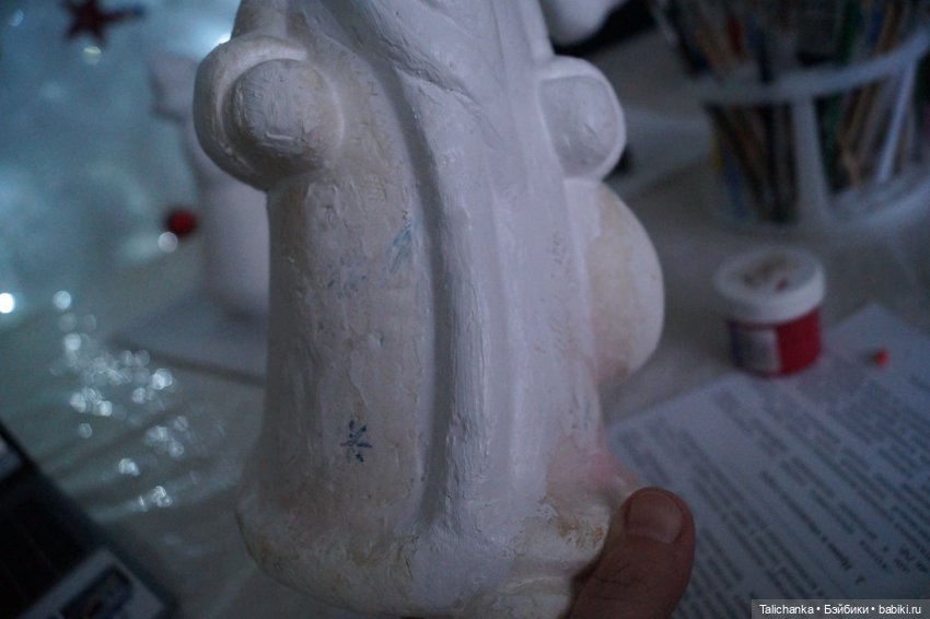 Четвёртая выписка декабря. Чем закрыть глубокие царапины в пенопластовых игрушках