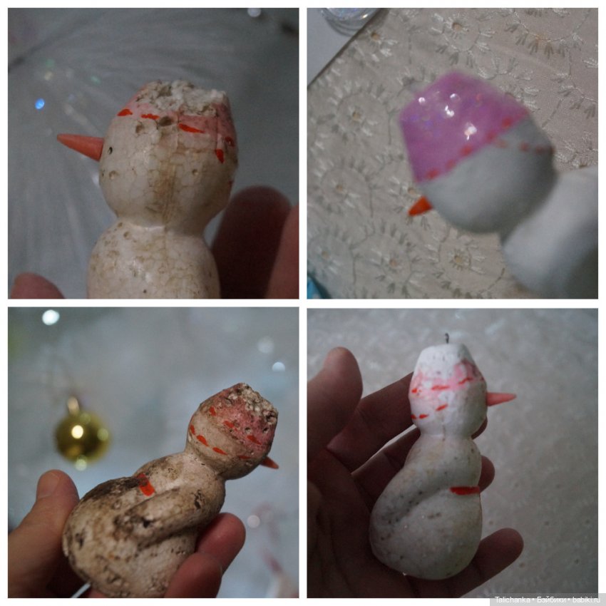 Четвёртая выписка декабря. Чем закрыть глубокие царапины в пенопластовых игрушках