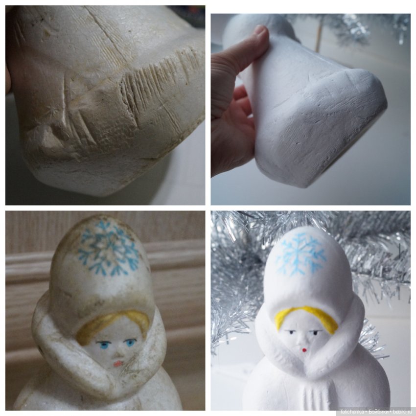 Четвёртая выписка декабря. Чем закрыть глубокие царапины в пенопластовых игрушках