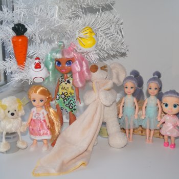 Вторая выписка января. Три полных прошивки. Два ремонта шейного крепления. Оздоравливаем маленькие мягкие игрушки. Реставрируем пенопластовые ёлочные игрушки