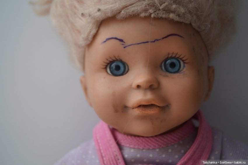 Третья выписка февраля. Малышка найдёнка выздоровела: прошили волосы, отмыли почеркушки. Как очистить ржавчину. Девочка