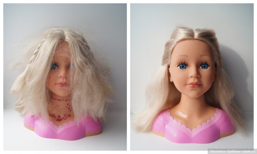 Вторая выписка марта. Как убрать следы горячего пистолета с куклы. Восстанавливаем волосы. Перетяжка пупсика и собачки