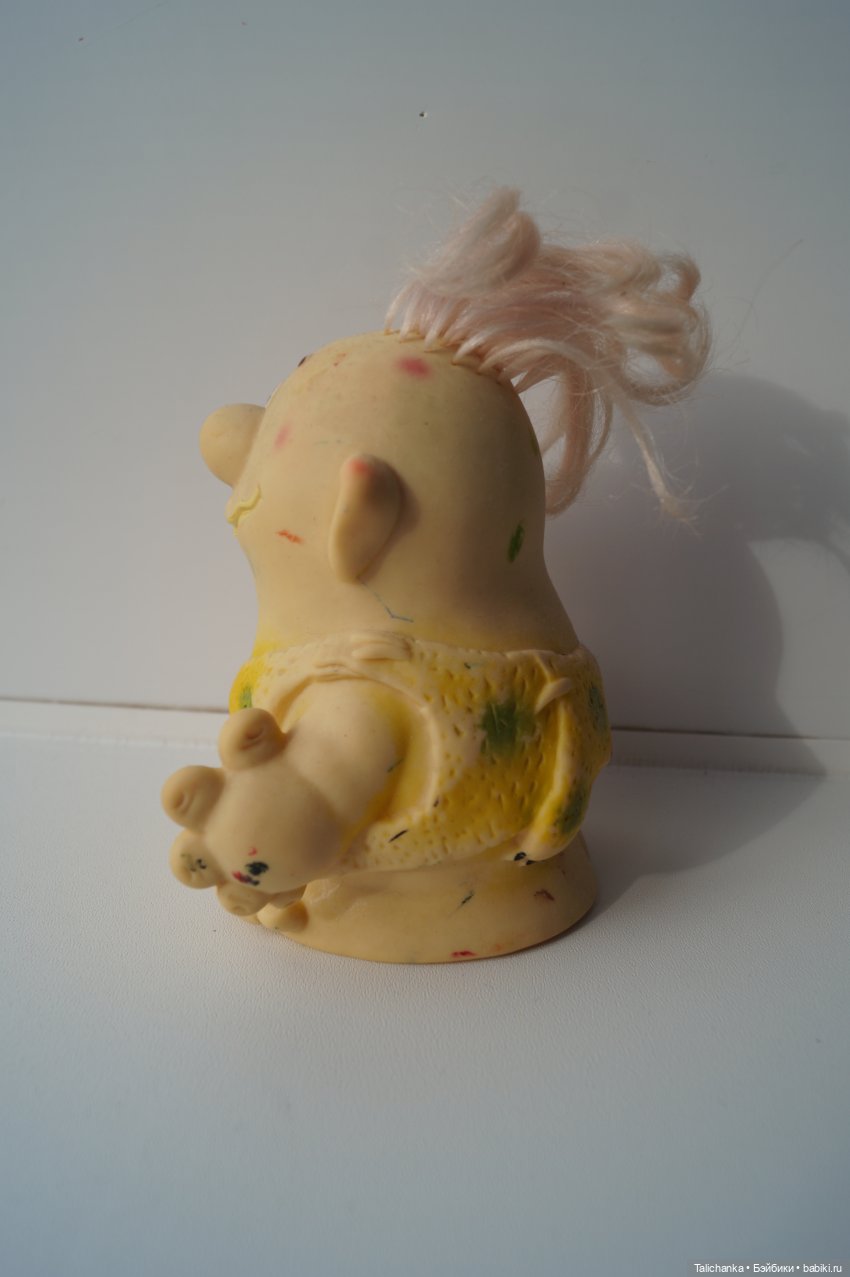 Вторая выписка марта. Как убрать следы горячего пистолета с куклы. Восстанавливаем волосы. Перетяжка пупсика и собачки