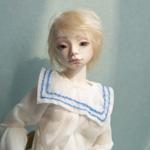 Фарфоровый шарнирный мальчик "Иван-капитан", авторская кукла Елены Акимовой