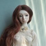 Мари, фарфоровая шарнирная кукла Елены Акимовой