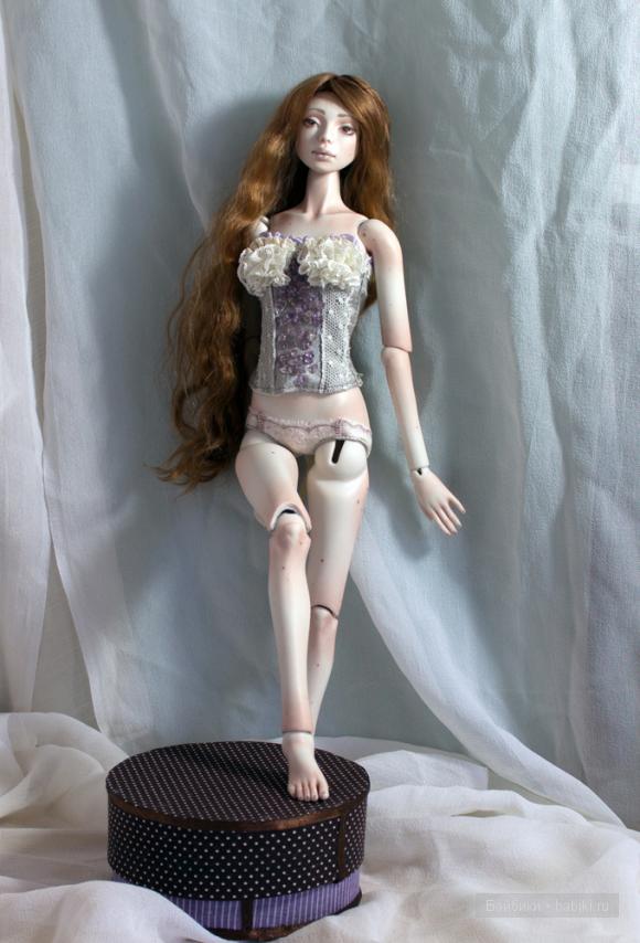 Александра. Авторская шарнирная кукла Елены Акимовой