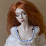 Эстель, авторская шарнирная фарфоровая кукла Елены Акимовой