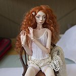 Алиса, авторская фарфоровая кукла Елены Акимовой