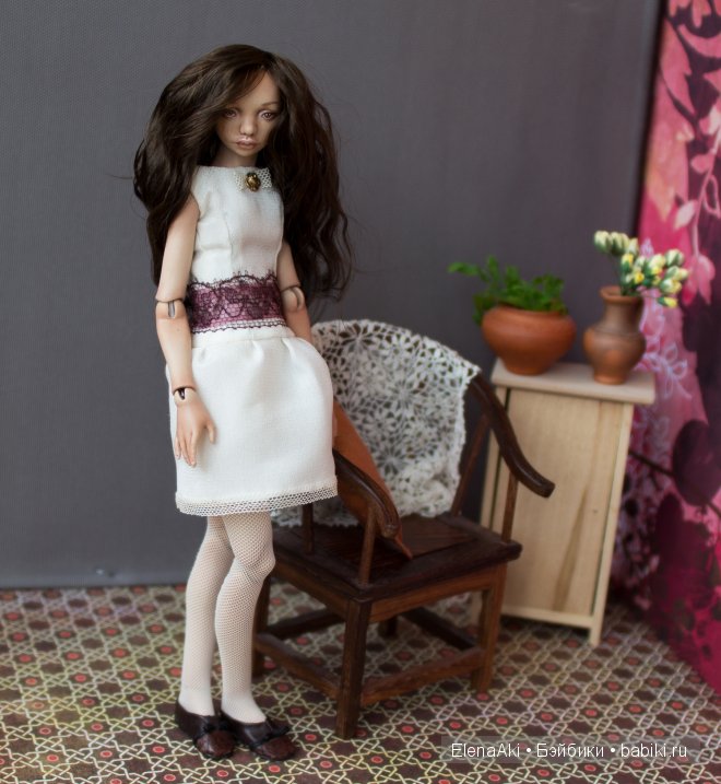 авторская шарнирная кукла Акимовой Елены