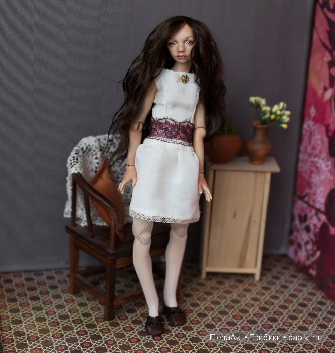 авторская шарнирная кукла Акимовой Елены