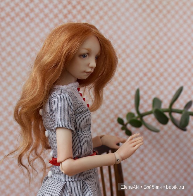 авторская шарнирная кукла Акимовой Елены