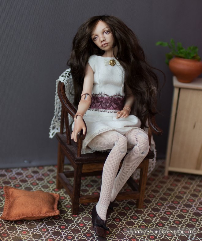 авторская шарнирная кукла Акимовой Елены