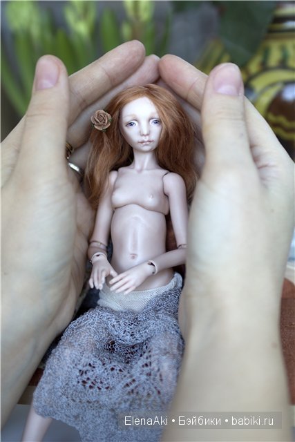 Арина и Изабэль - шарнирные фарфоровые куклы Елены Акимовой. Новый формат (фото 2)