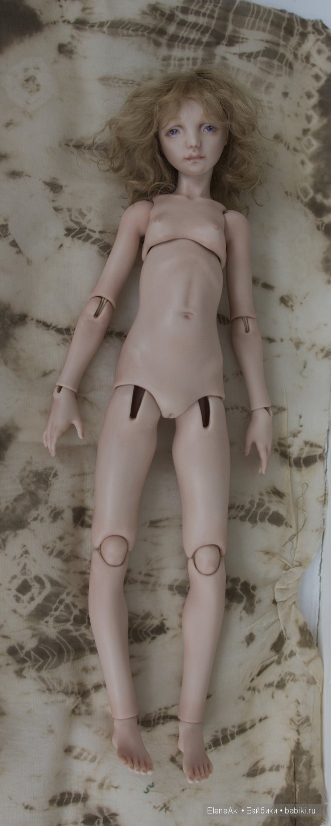 авторская шарнирная кукла Акимовой Елены