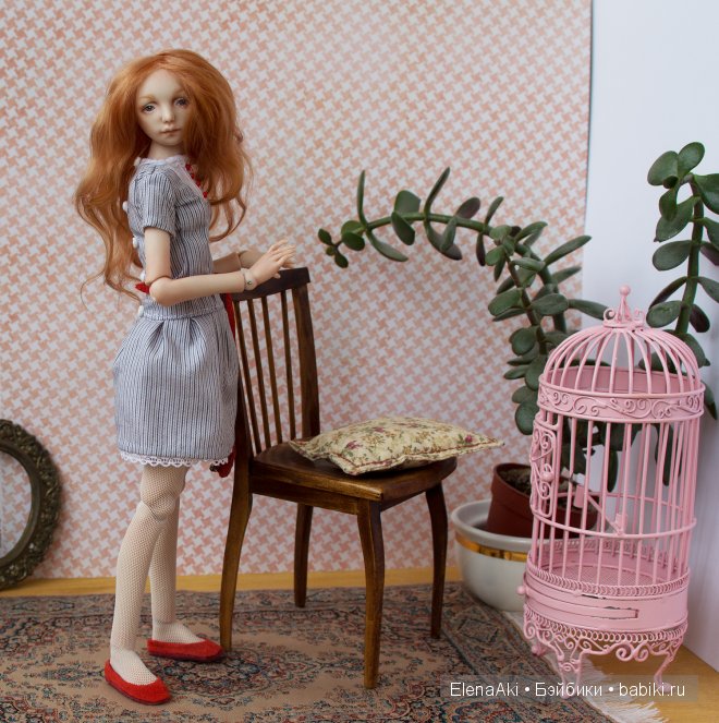 авторская шарнирная кукла Акимовой Елены