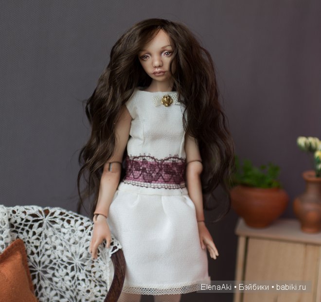 авторская шарнирная кукла Акимовой Елены