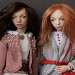 Арина и Изабэль - шарнирные фарфоровые куклы Елены Акимовой. Новый формат