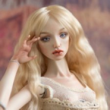 Аделина, фарфоровая шарнирная кукла Елены Акимовой