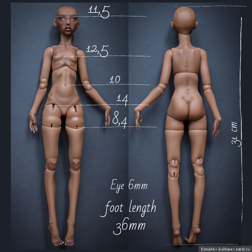 Небольшой тираж полиуретановых кукол 1/6 Елены Акимовой (фото 4)