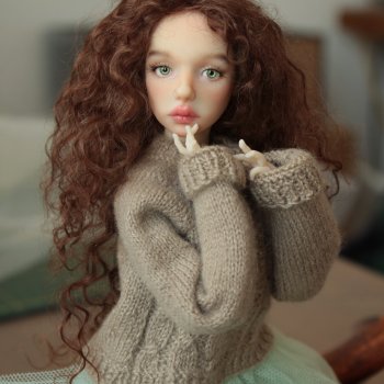 Новая кукла?! Да! Бэмби 25 см ростом, авторская шарнирная кукла Елены Акимовой